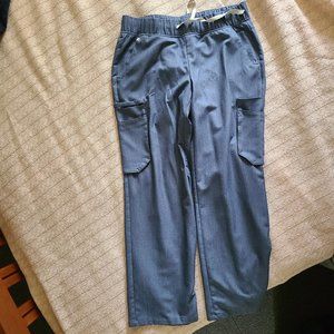 Figs scrub pant womens medium heather denim Tema